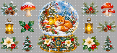16oz Christmas-S  3099